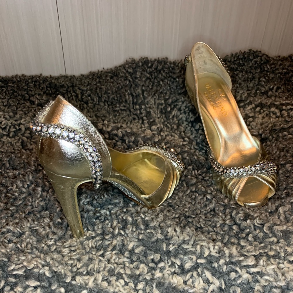 Valentino peep toe pumps